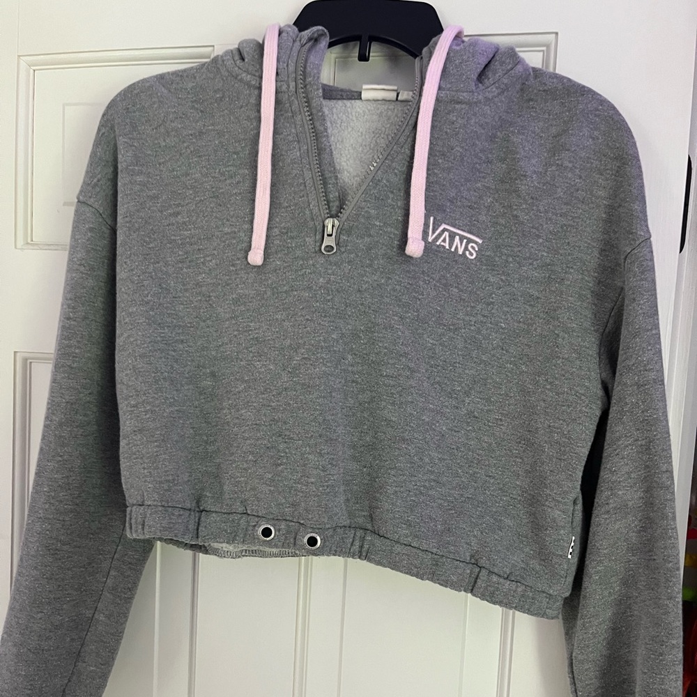 Vans XS women’s crop top hoodie.